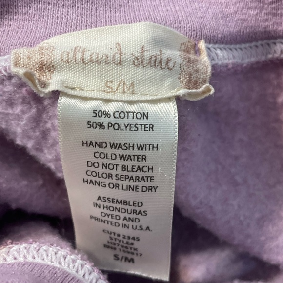 ALTAR’D STATE Women’s Howdy Oversized Graphic Sweatshirt Dusty Purple S/M‎ - Picture 6 of 6